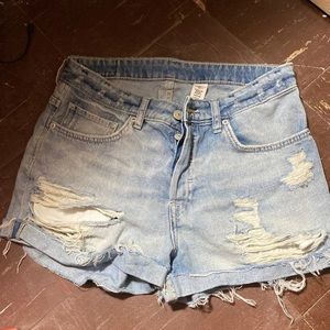 Women denim shorts
